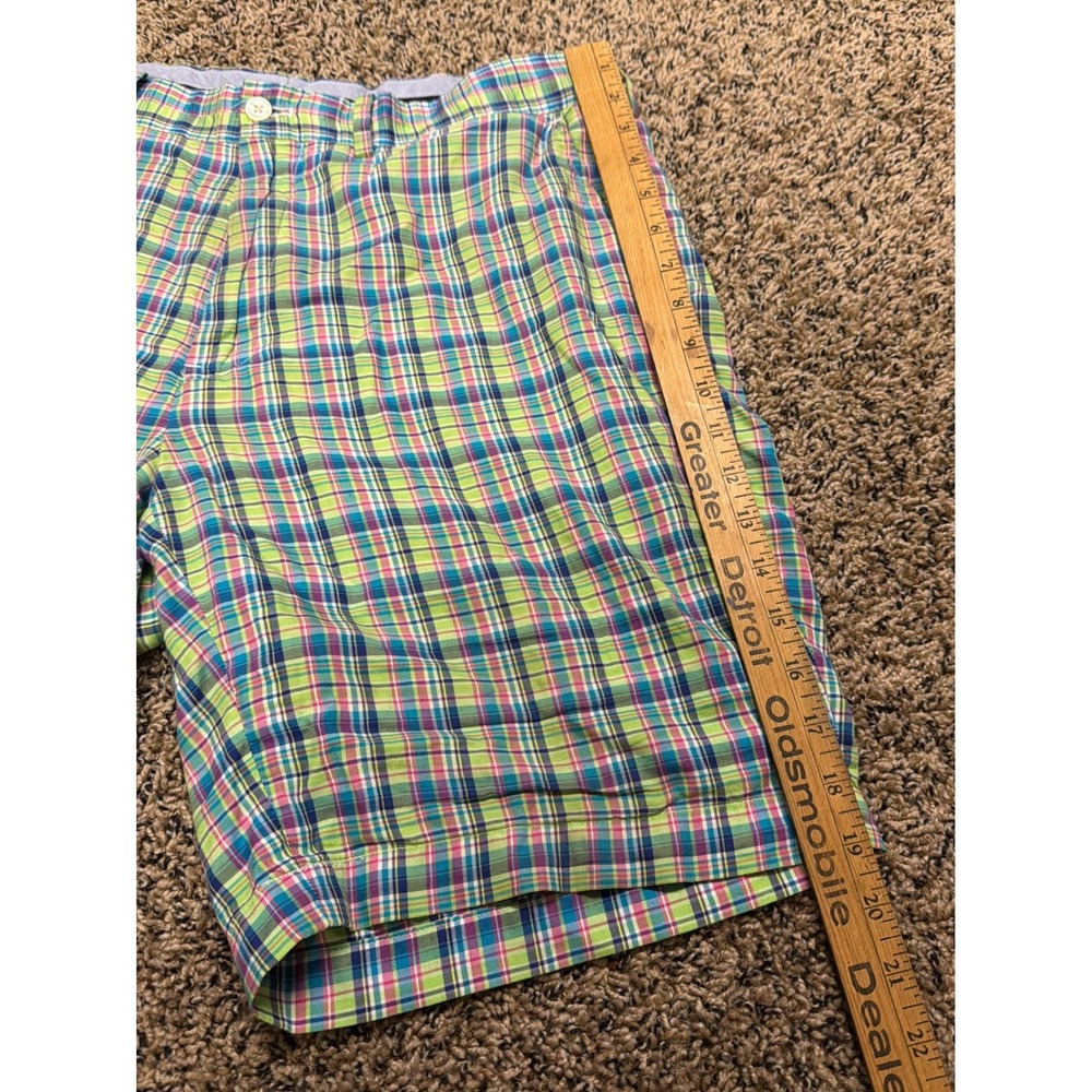 Polo Golf Ralph Lauren Plaid Shorts Men's 34  Pastel Preppy - Picture 6 of 10